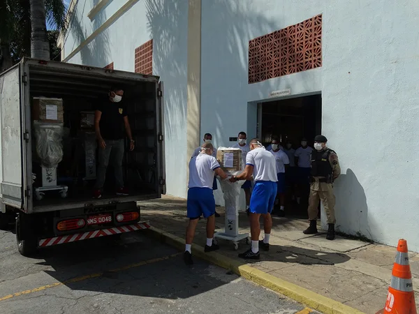 Estado já recolheu 206 respiradores mecânicos para tratamento de infectados pela Covid-19