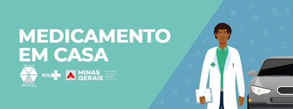 Para receber os remédios em casa, a pessoa deve estar com seu cadastro atualizado no programa Farmácia de Minas