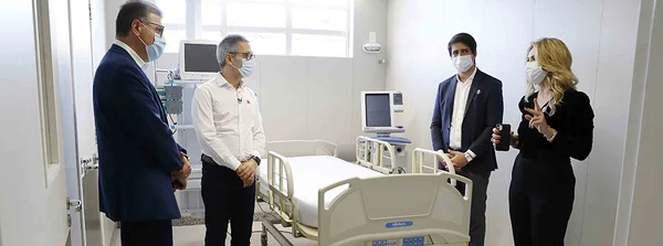 Zema destacou a importância da obra para o estado não somente durante a pandemia, mas como legado