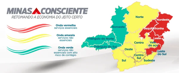 Metade do estado regride para fases mais restritivas do Minas Consciente