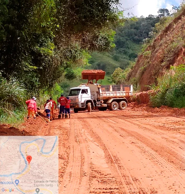 DER-MG libera tráfego de rodovia na região de Santa Maria de Itabira
