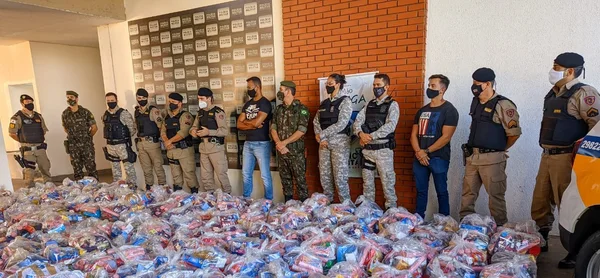 Forças de Segurança Pública realizam ação solidária