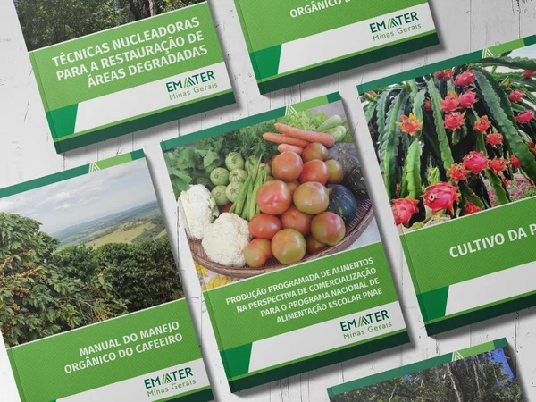 Emater publica quatro novas cartilhas para consulta gratuita em sua Livraria Virtual