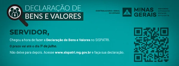 Sispatri: prorrogado prazo para servidores estaduais enviarem declaração de bens e valores referente a 2023