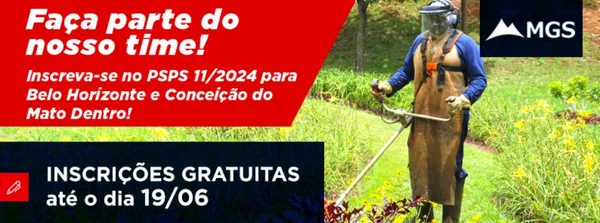 MGS abre novo processo seletivo para Belo Horizonte e Conceição do Mato Dentro