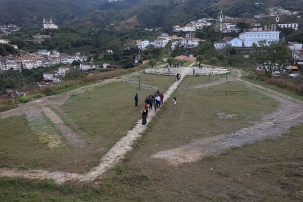 Obras de drenagem no Morro da Forca, em Ouro Preto, entram na reta final
