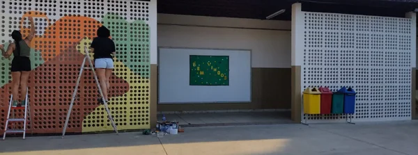 E.E. Manoel Izídio está promovendo curso de muralismo e pintura