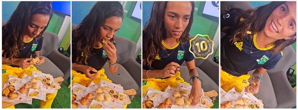 Em Paris, Rayssa Leal se encanta com os sabores de Minas: "Vou morar lá", afirma