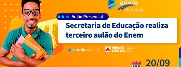 Educação realiza o terceiro aulão do Enem para estudantes do 3º ano do ensino médio