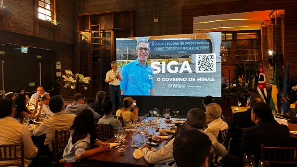 Governador apresenta resultados positivos de Minas Gerais para lideranças empresariais em São Paulo
