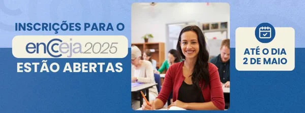 Abertas as inscrições para o Exame Nacional de Certificação de Competências de Jovens e Adultos