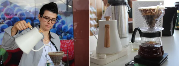 Maísa Mancini e o preparo filtrado Hario V60
