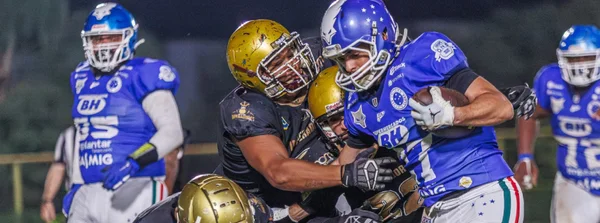 Com apoio do Estado, final da primeira fase do campeonato estadual de futebol americano é disputada neste sábado (31/5)
