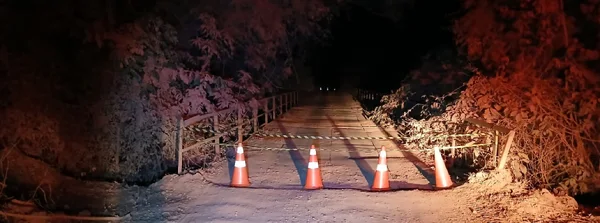 Ponte na LMG-722, região Noroeste de Minas, é interditada para reparos e veículos devem usar rota alternativa
