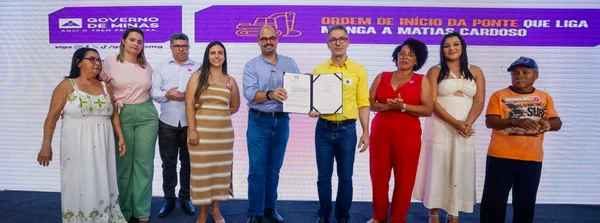 Governo de Minas emite ordem de início das obras de construção da ponte que liga Manga a Matias Cardoso