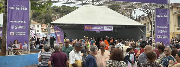 Governo de Minas leva mais de 30 serviços gratuitos à população no 2º Mutirão Cidadão em Sabará