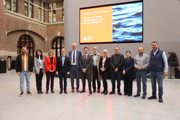Minas Gerais estreita parcerias logísticas e comerciais durante vistoria ao Porto de Antuérpia-Bruges, na Bélgica