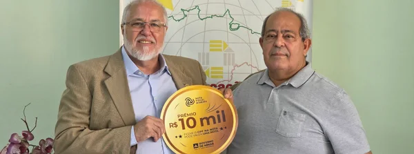 Governo de Minas entrega prêmio da Nota Fiscal Mineira a ganhador de Ipatinga