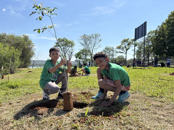 Bosque do Amanhã: programa do Governo de Minas mobiliza crianças no plantio de mais de 12 mil mudas em 2025