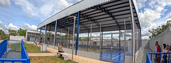 Acordo de Brumadinho: quadra poliesportiva é inaugurada em Mateus Leme