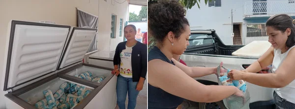 Programa Leite para Primeira Infância em Lontra, no Norte de Minas