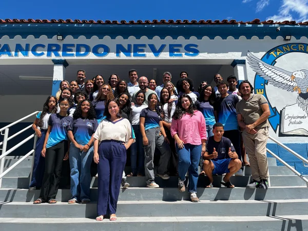 Secretaria de Estado de Educação vistoria rotina de escolas estaduais em Almenara