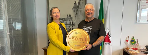 Governo de Minas entrega prêmio de R$ 50 mil da Nota Fiscal Mineira para ganhador da campanha Sorte no Tanque