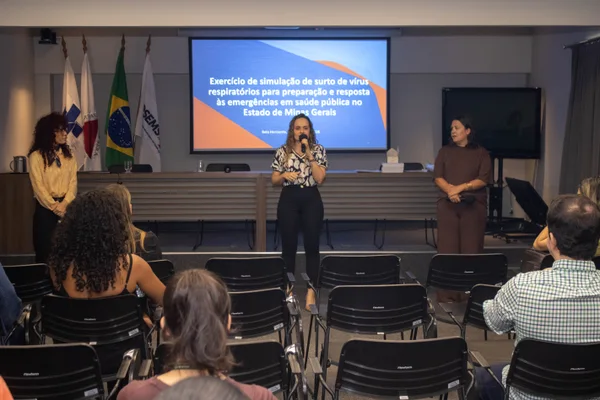 Saúde estadual realiza simulado para avaliar o Plano de Contingência dos Vírus Respiratórios