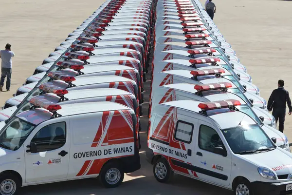 O Governo de Minas investiu R$ 21,73 milhões para a aquisição das 477 ambulâncias