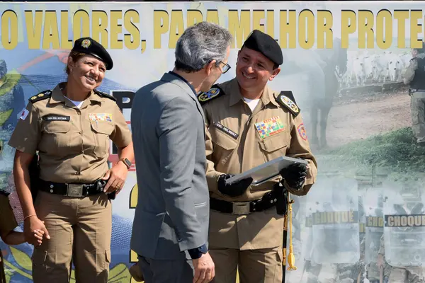 Romeu Zema participa da troca de comando-geral da Polícia Militar de Minas Gerais