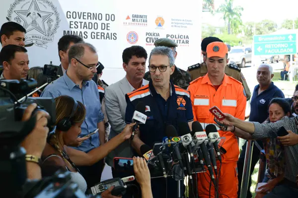 Em coletiva, governador defende punição dos responsáveis e ressarcimento rápido das vítimas de Brumadinho