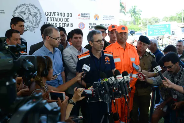 Em coletiva, governador defende punição dos responsáveis e ressarcimento rápido das vítimas de Brumadinho