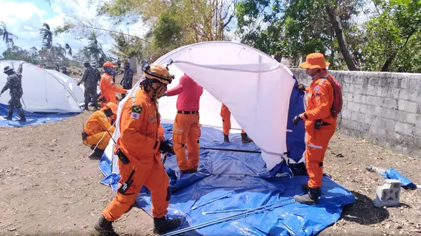 Bombeiros mineiros na Operação Moçambique