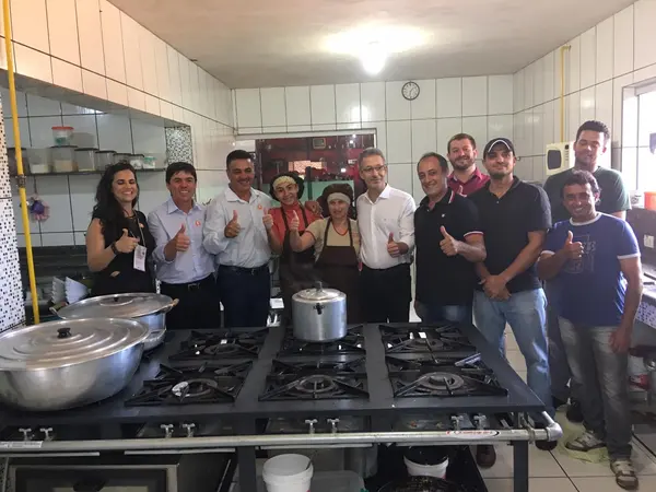 Almoço com prefeitos
