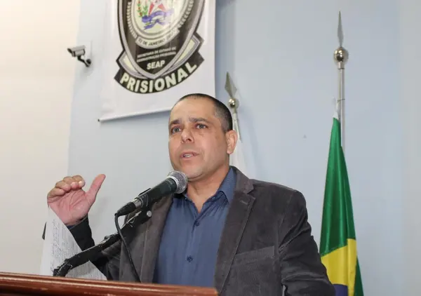 O promotor da Comarca de São Lourenço e homenageado do evento, Leandro Panainn Rezende
