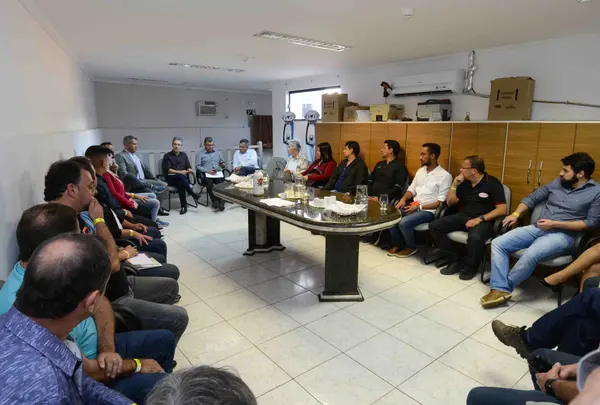 Encontro com empresários