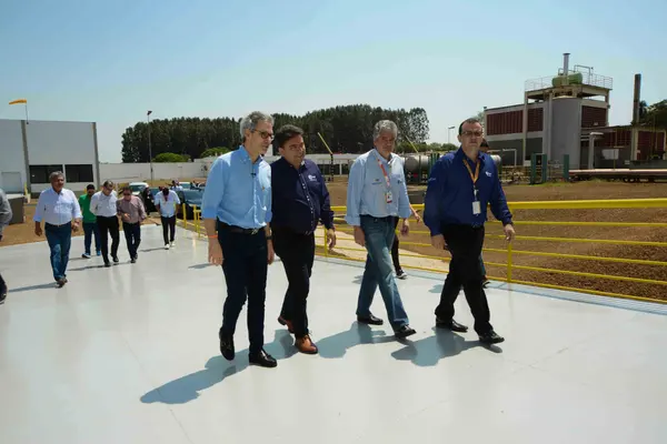 Além dos hospitais, o governador visitou a fábrica da BRF, uma das maiores empresas alimentícias do mundo
