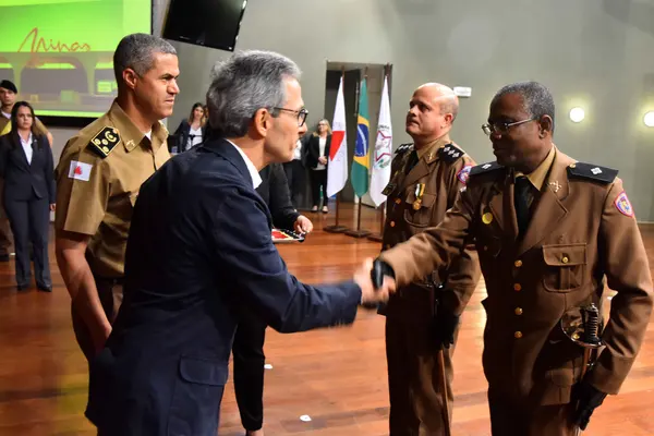 Romeu Zema participa do 56º aniversário do Gabinete Militar