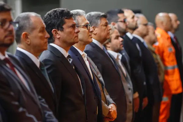 Governador e ministro Sergio Moro defendem integração na Segurança Pública