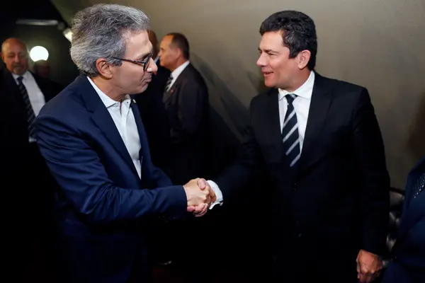 Governador e ministro Sergio Moro defendem integração na Segurança Pública