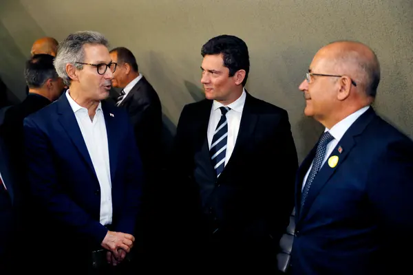 Governador e ministro Sergio Moro defendem integração na Segurança Pública