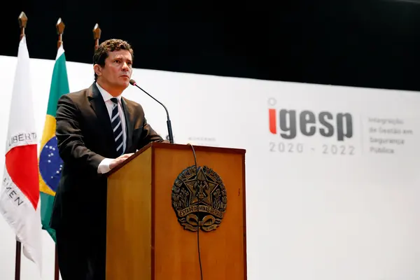 Governador e ministro Sergio Moro defendem integração na Segurança Pública