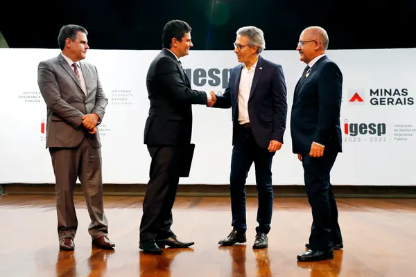 Governador e ministro Sergio Moro defendem integração na Segurança Pública