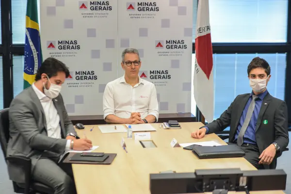Romeu Zema participa de live para lançamento do projeto Desenvolve Minas