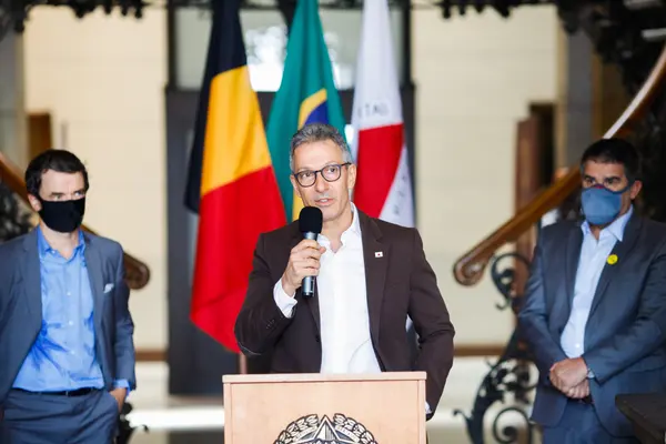 Governador Romeu Zema recebe embaixador da Bélgica no Brasil