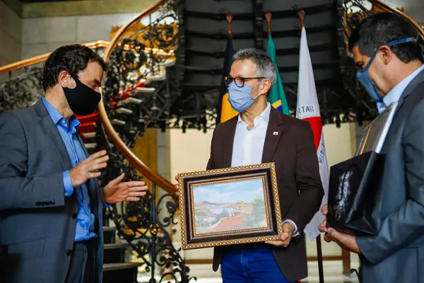 Governador Romeu Zema recebe embaixador da Bélgica no Brasil