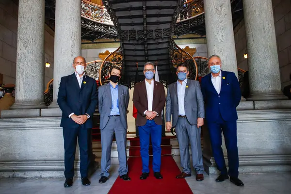 Governador Romeu Zema recebe embaixador da Bélgica no Brasil