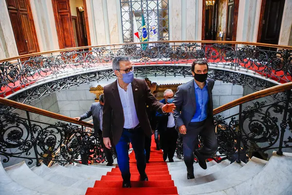 Governador Romeu Zema recebe embaixador da Bélgica no Brasil