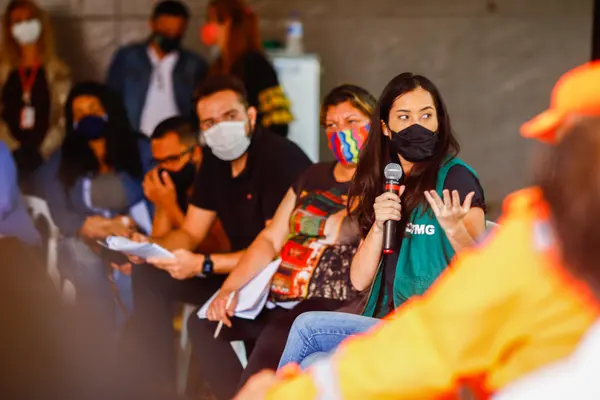 Reunião com integrantes das comunidades atingidas pelo rompimento de barragem em Brumadinho