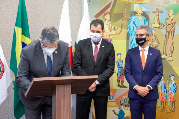 Solenidade de assinatura do acordo sobre depósitos judiciais